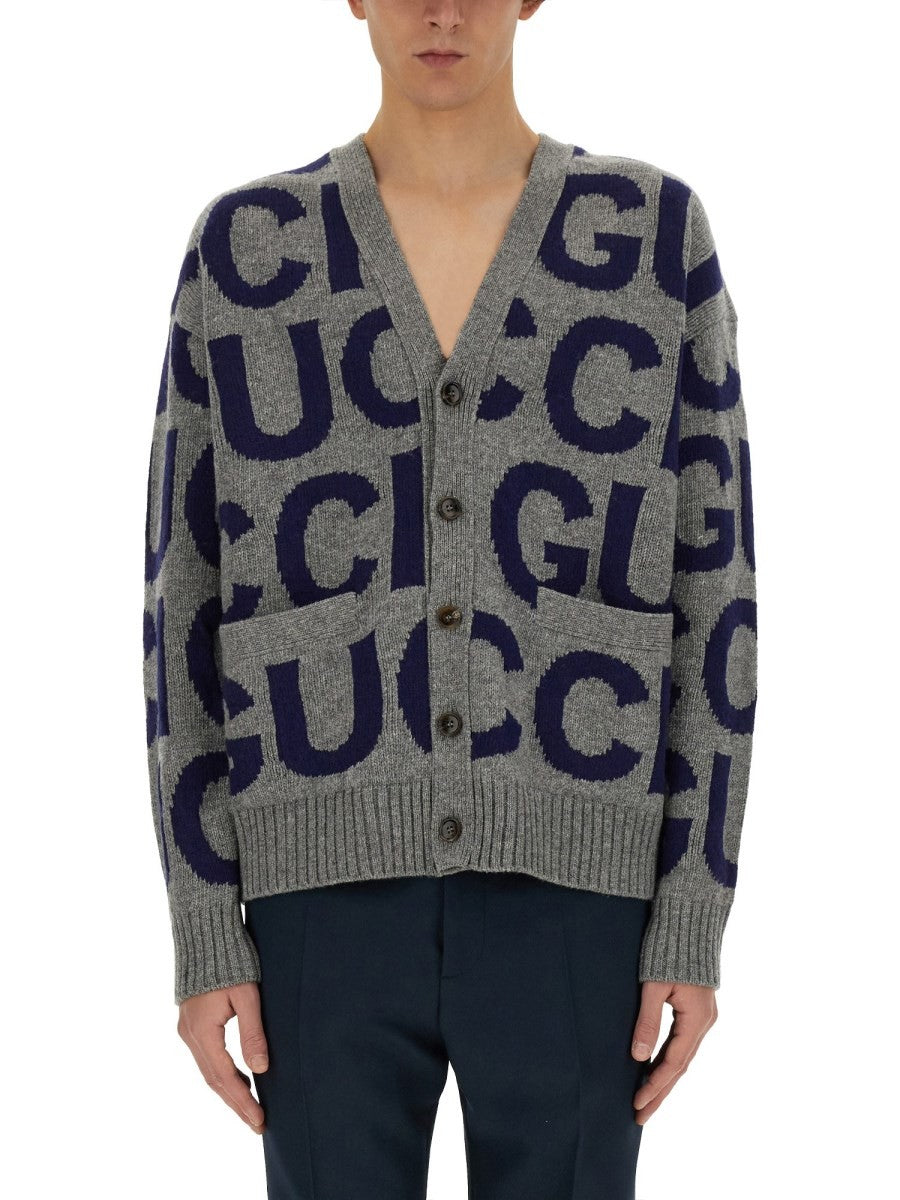 CARDIGAN WITH GUCCI INLAY