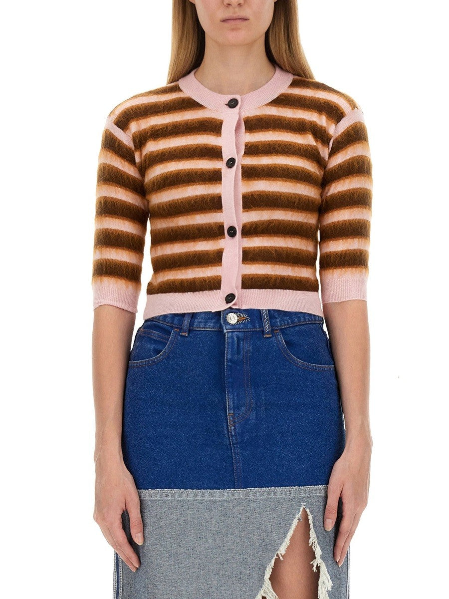 CARDIGAN WITH STRIPE PATTERN