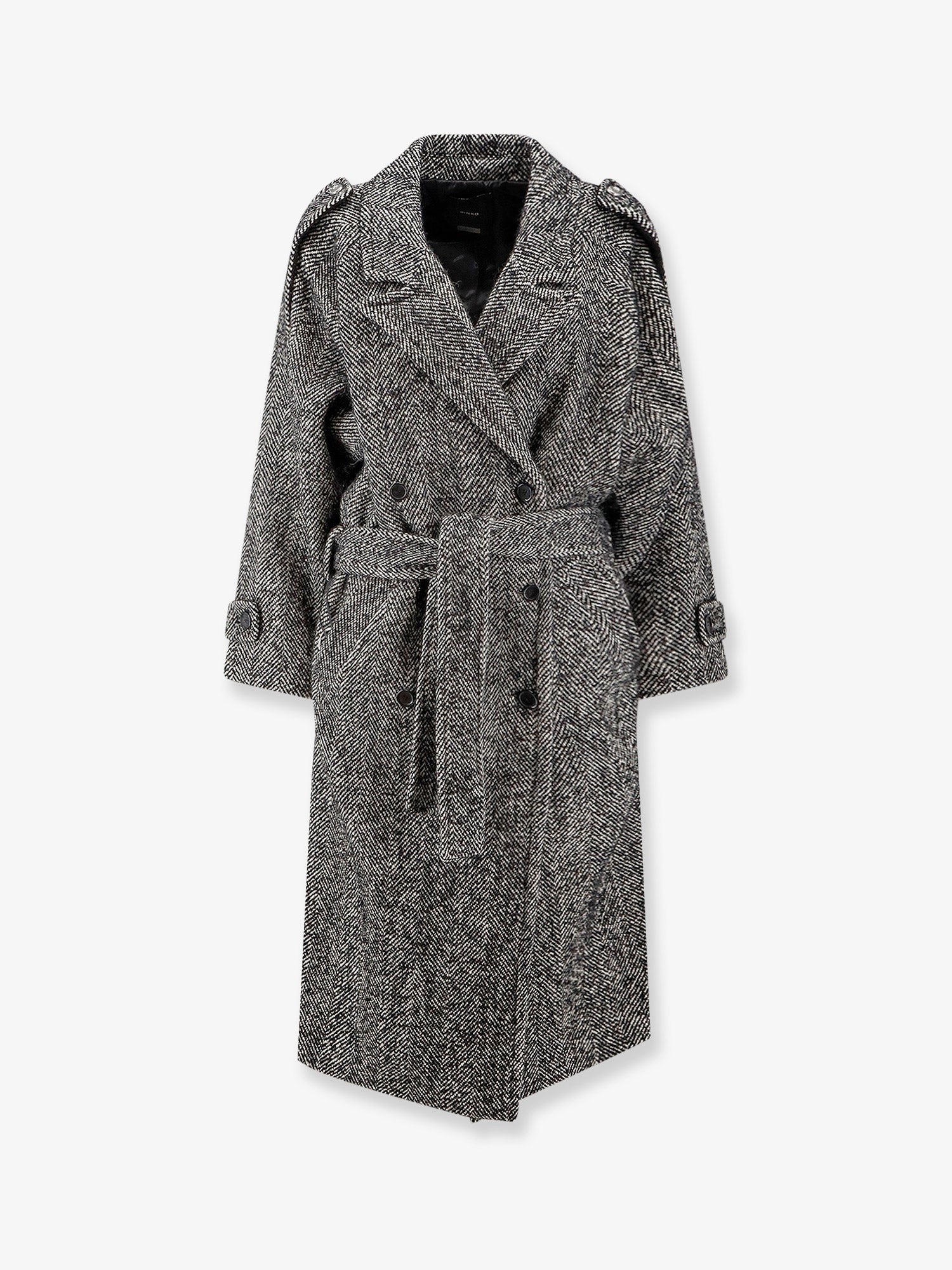 Carrube chevron cloth coat