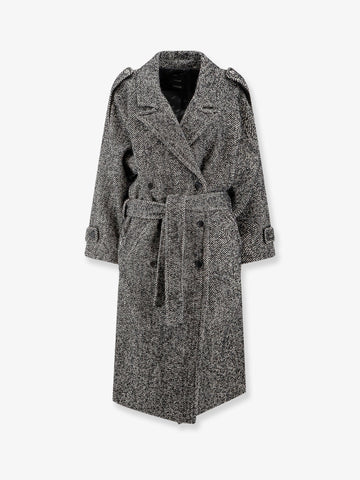 Carrube chevron cloth coat