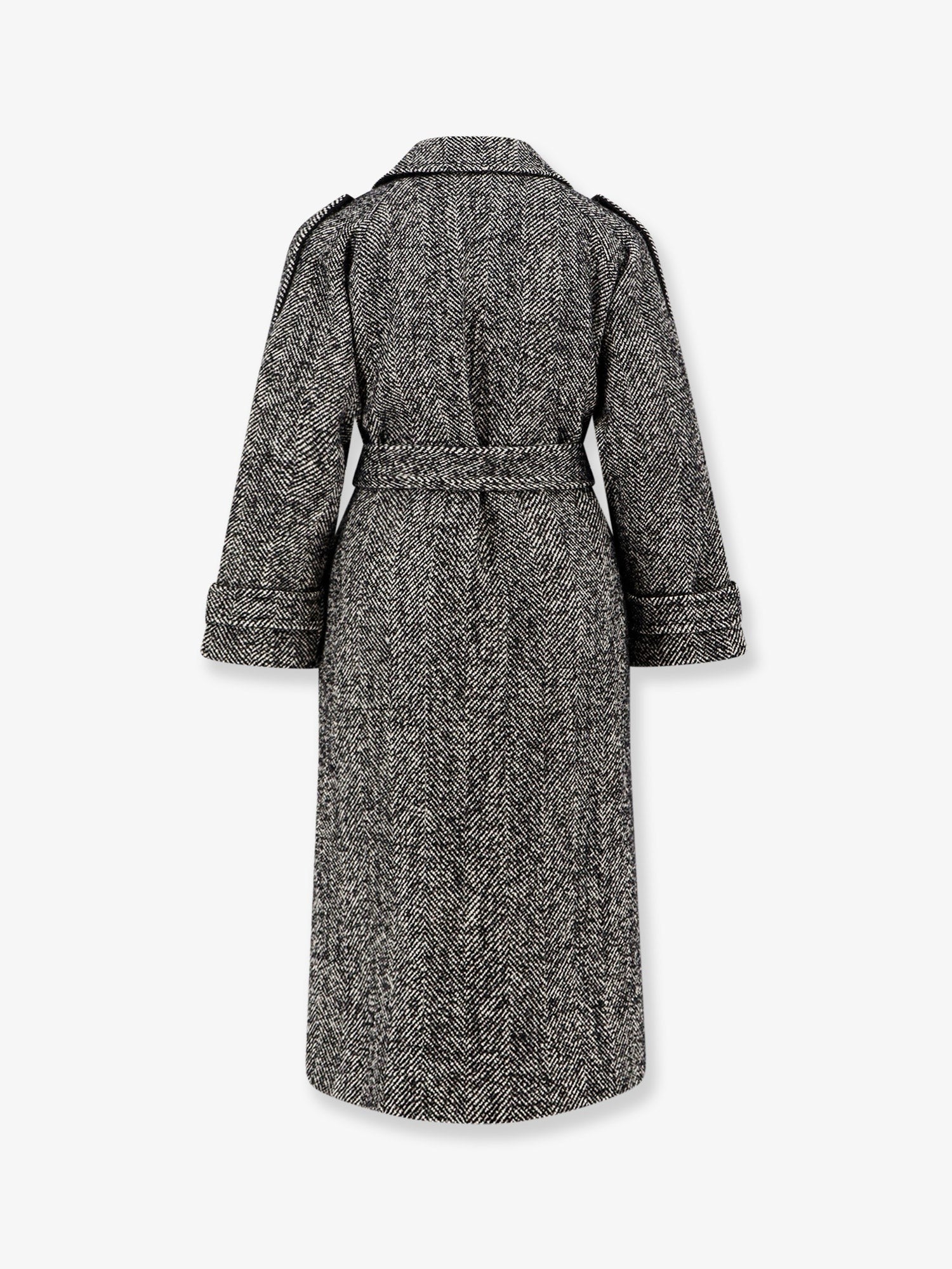 Carrube chevron cloth coat