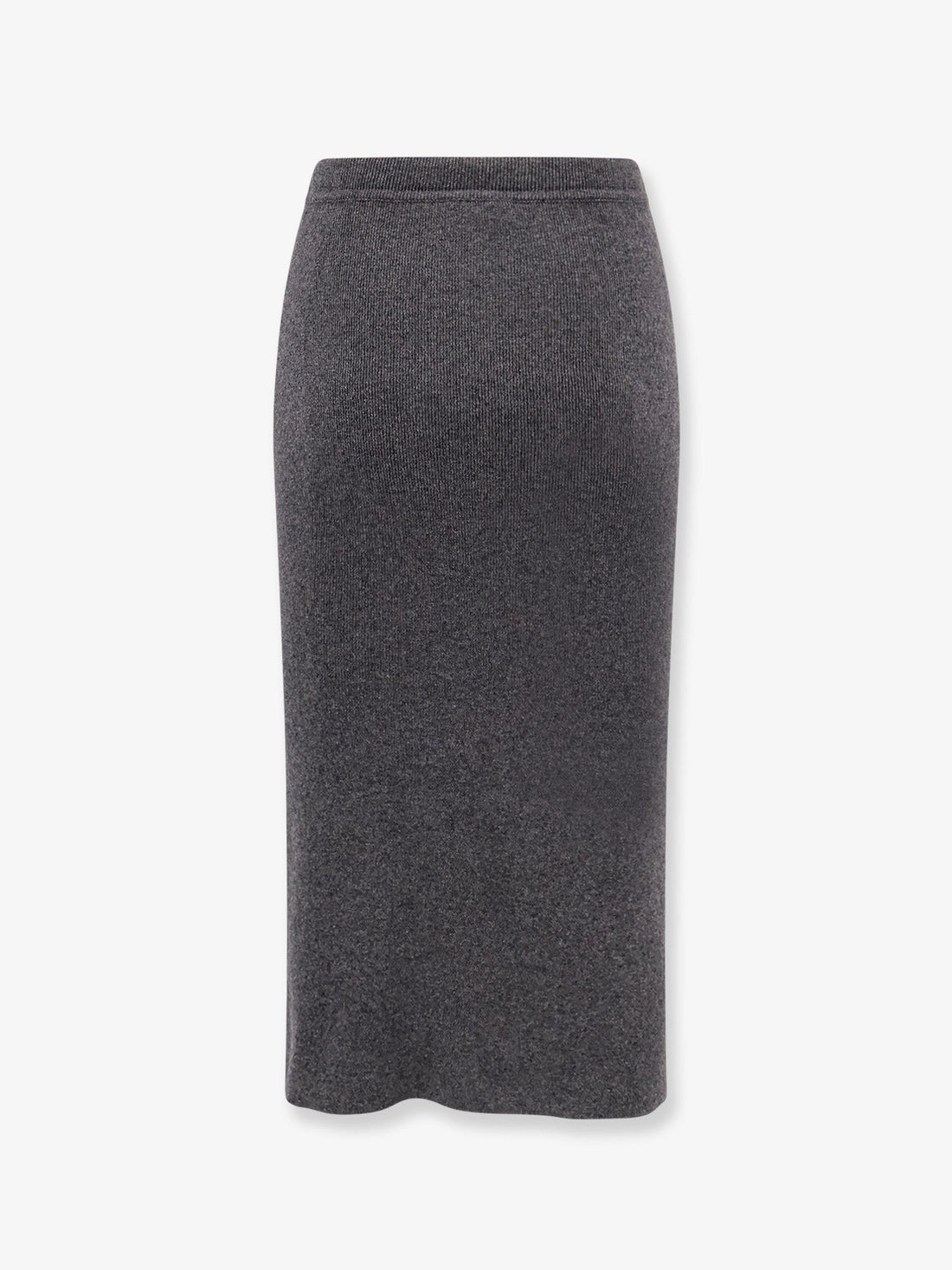 Cashmere and cotton pencil skirt