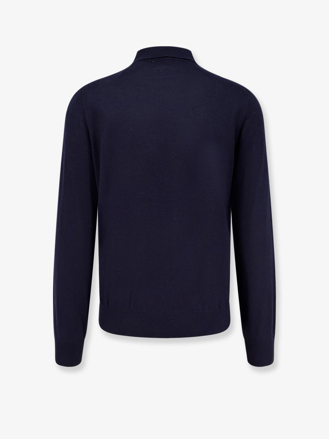 Cashmere and cotton polo shirt