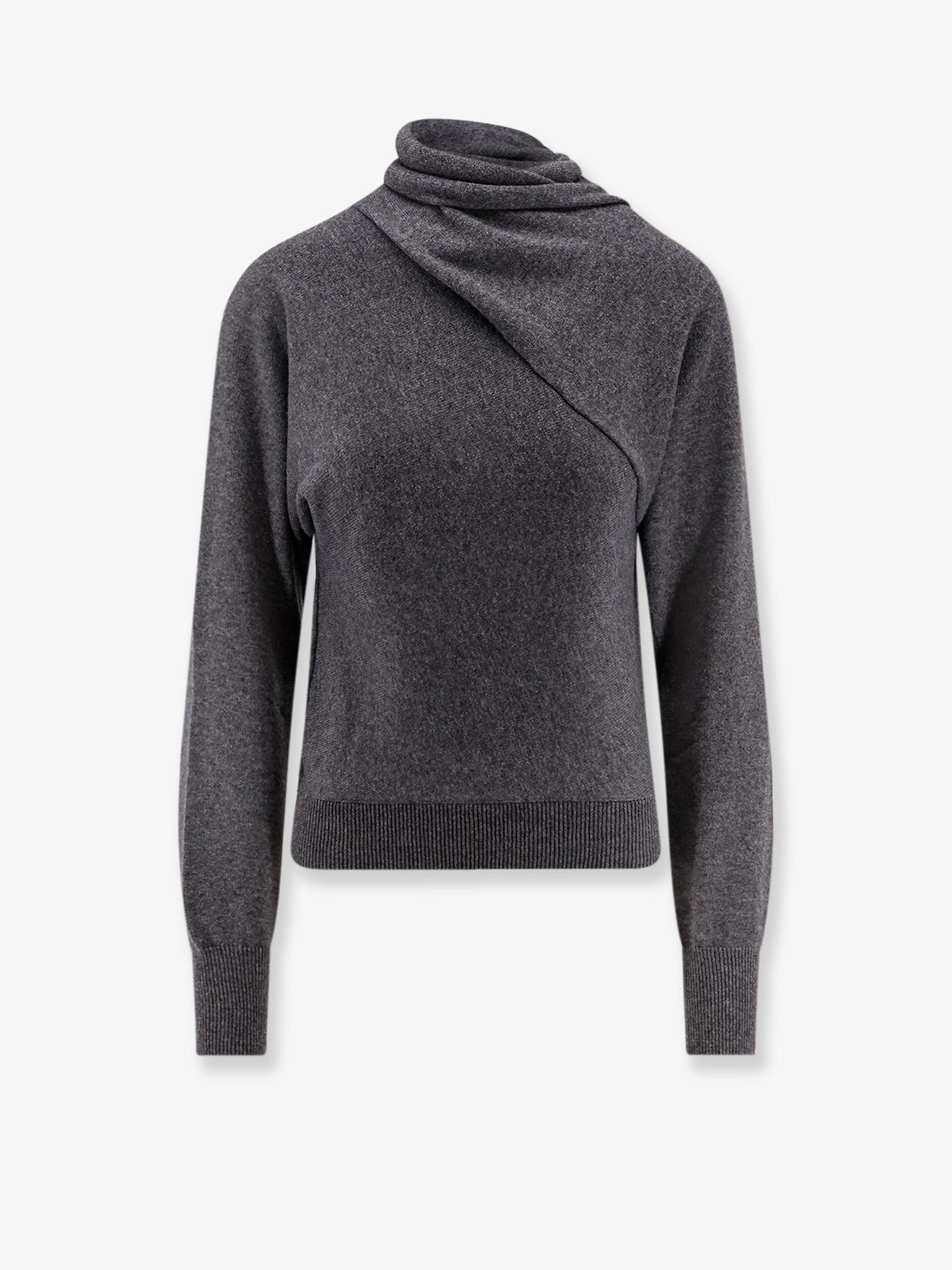 Cashmere and cotton turtleneck sweater