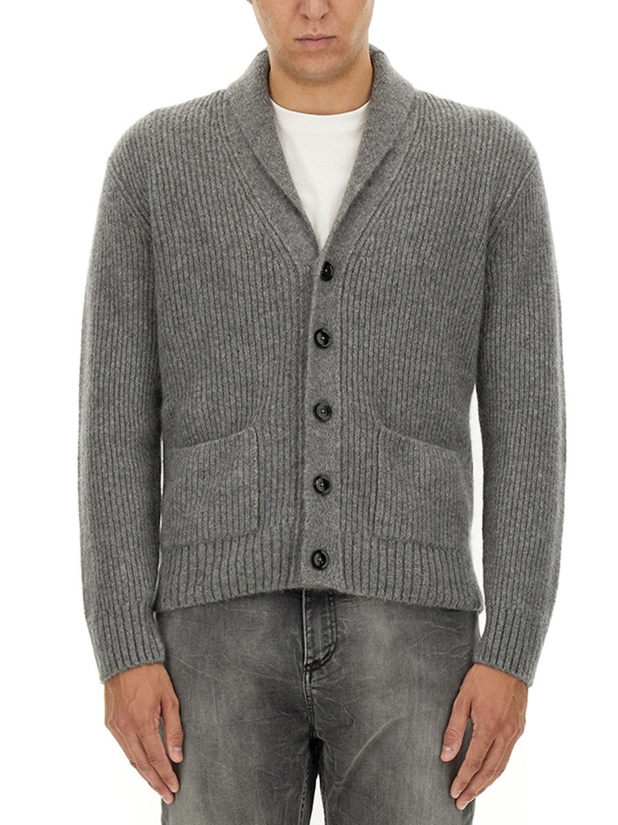 CASHMERE AND SILK CARDIGAN