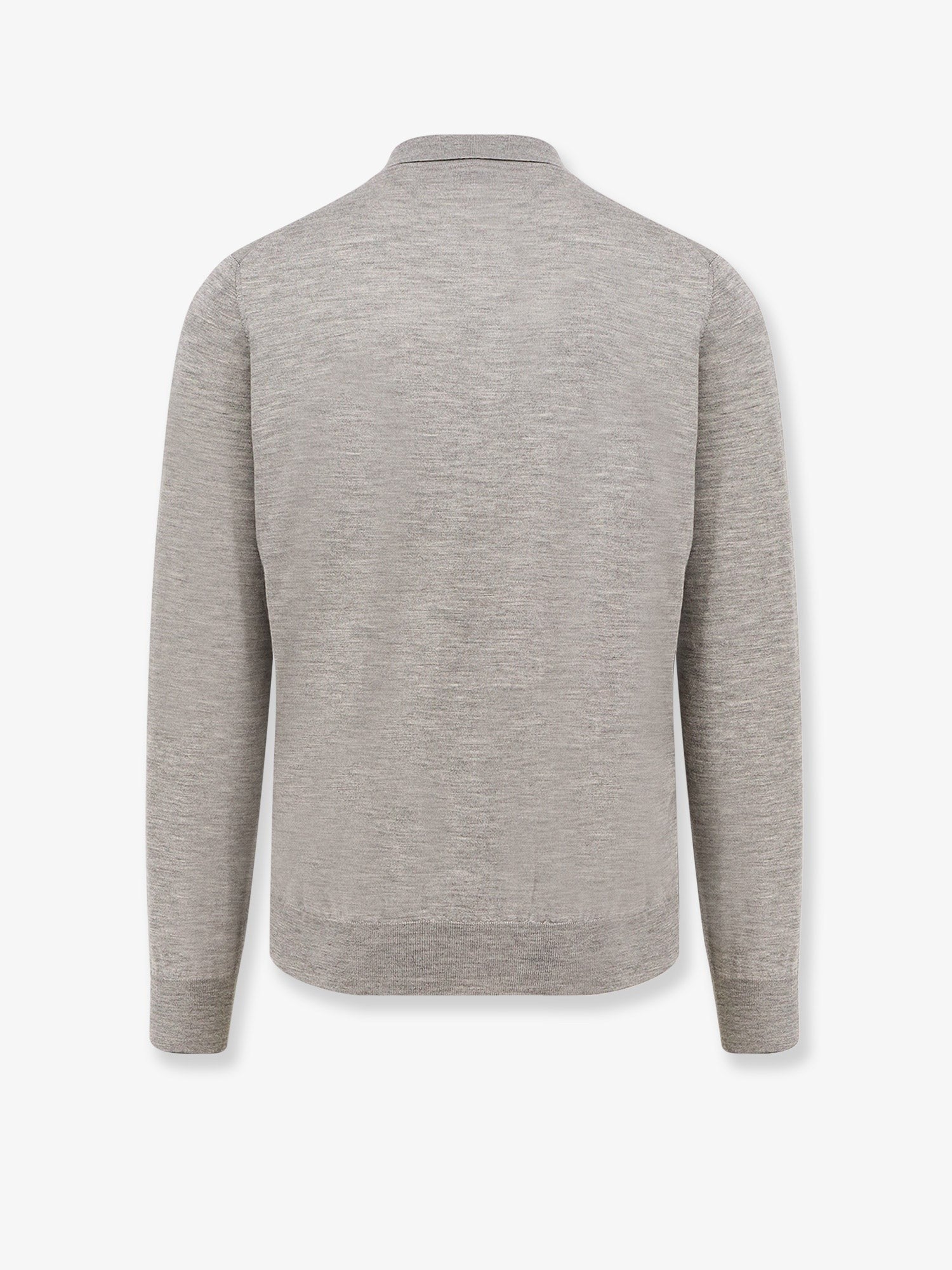 Cashmere and silk polo shirt