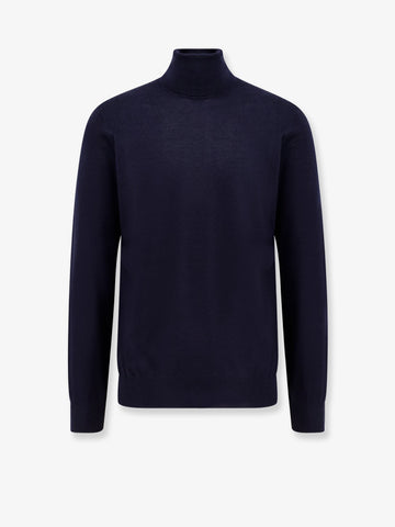 Cashmere and silk turtleneck