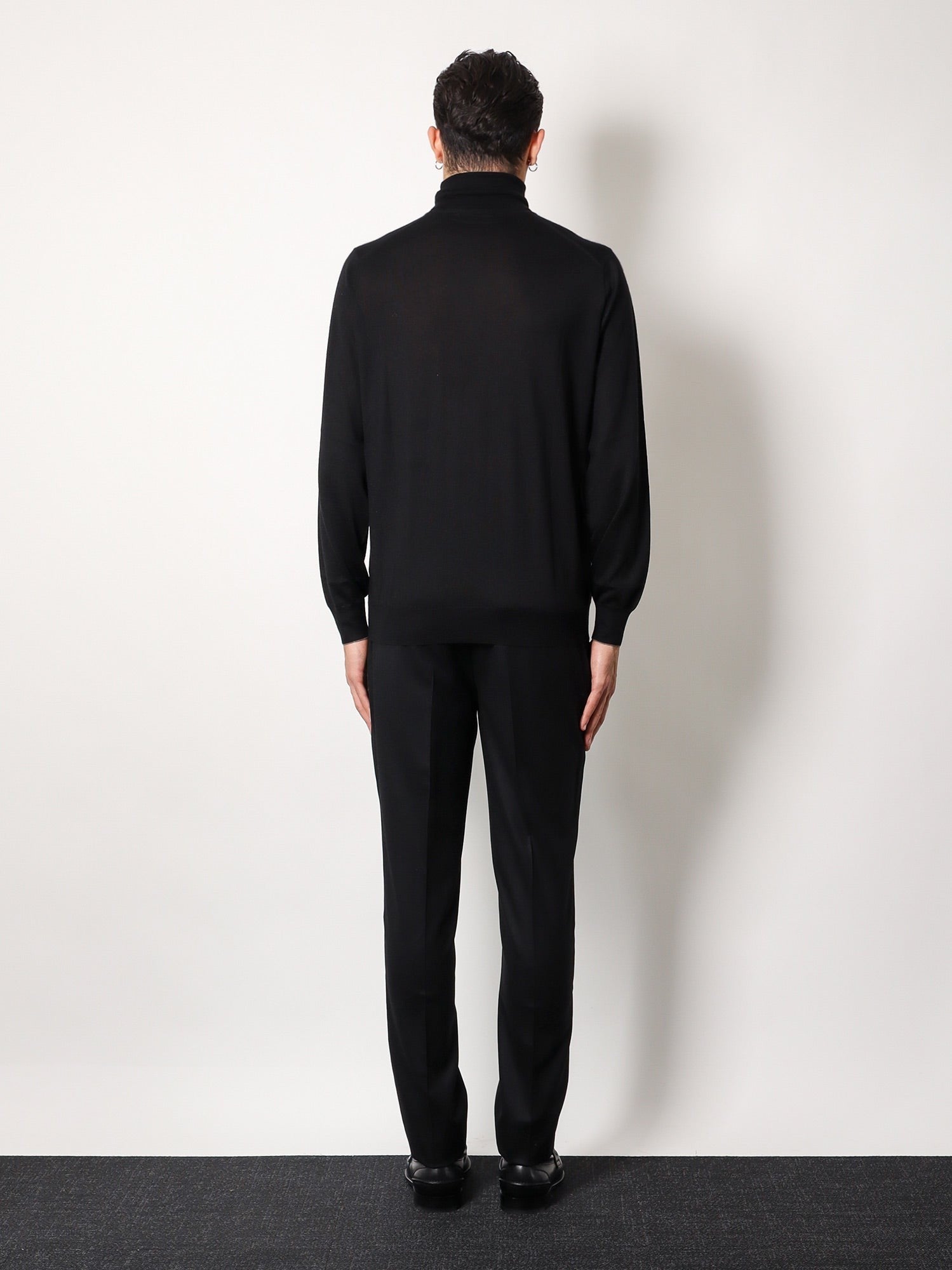 Cashmere and silk turtleneck