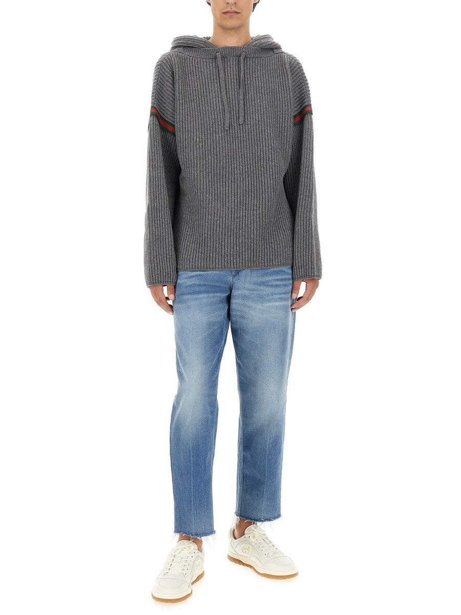 CASHMERE AND WOOL SWEATER