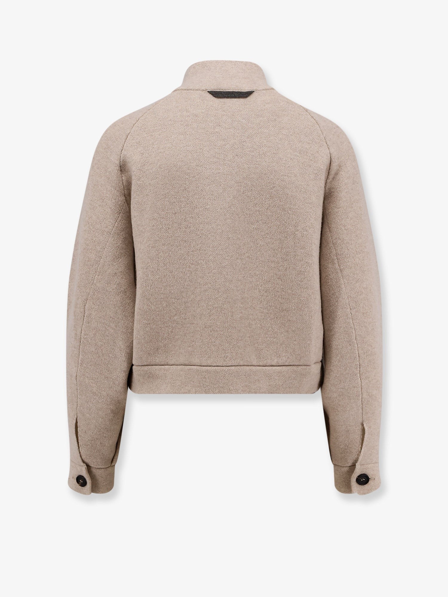 Cashmere cardigan with Monili