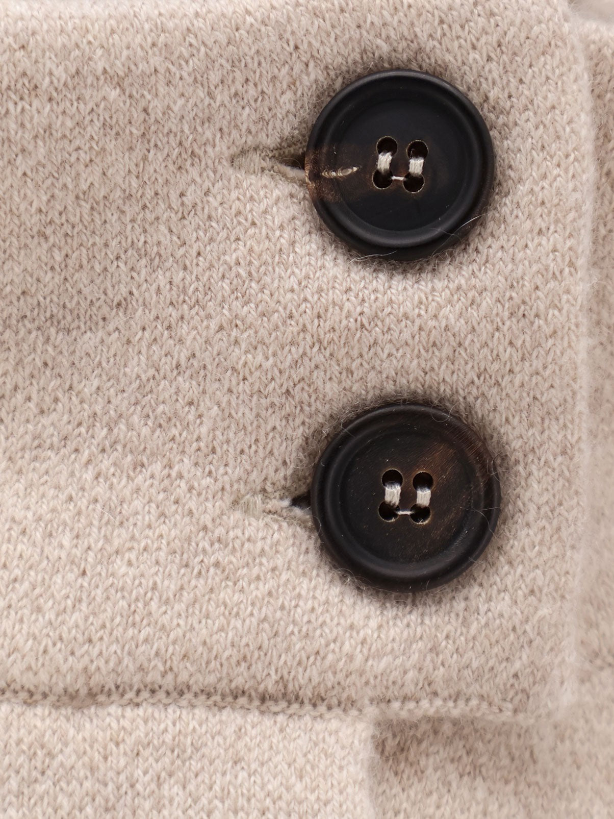 Cashmere cardigan with Monili