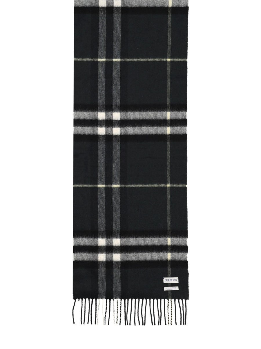 CASHMERE CHECK SCARF