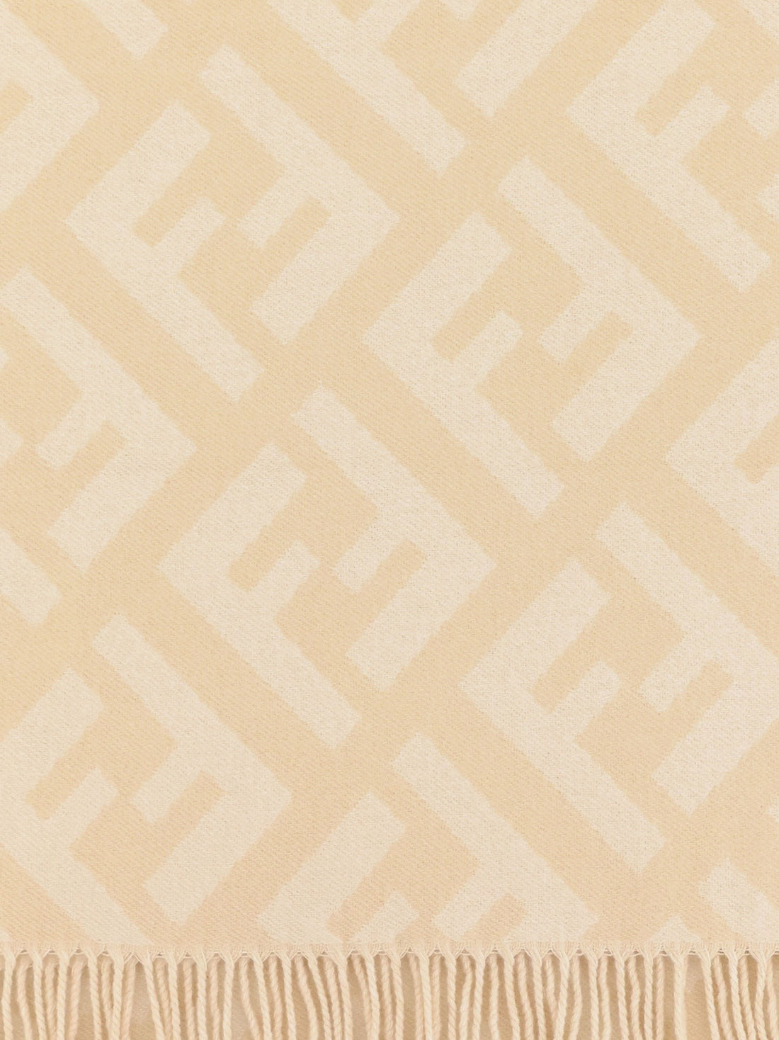 Cashmere scarf with FF motif