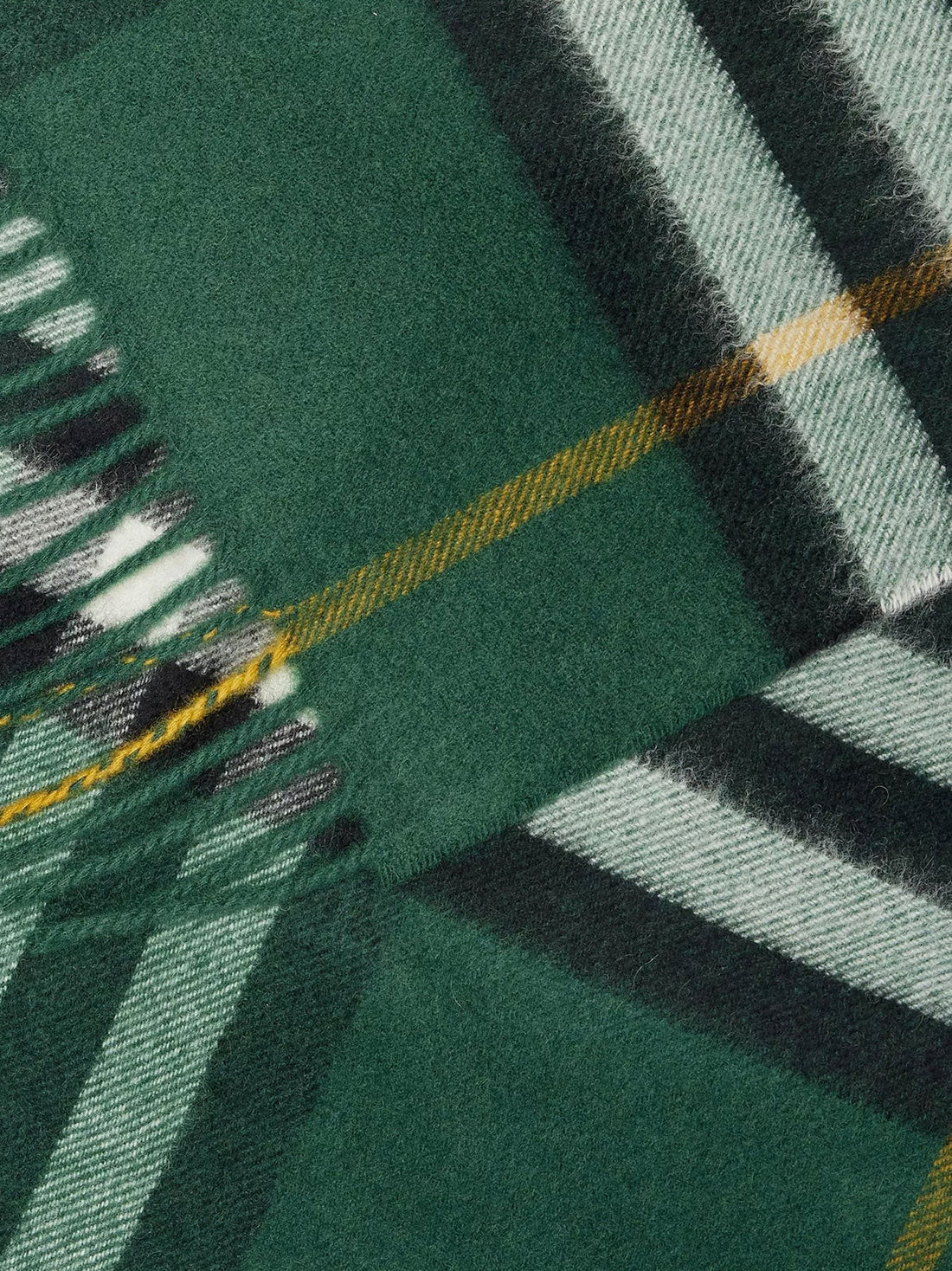 Cashmere scarf with Giant Check print