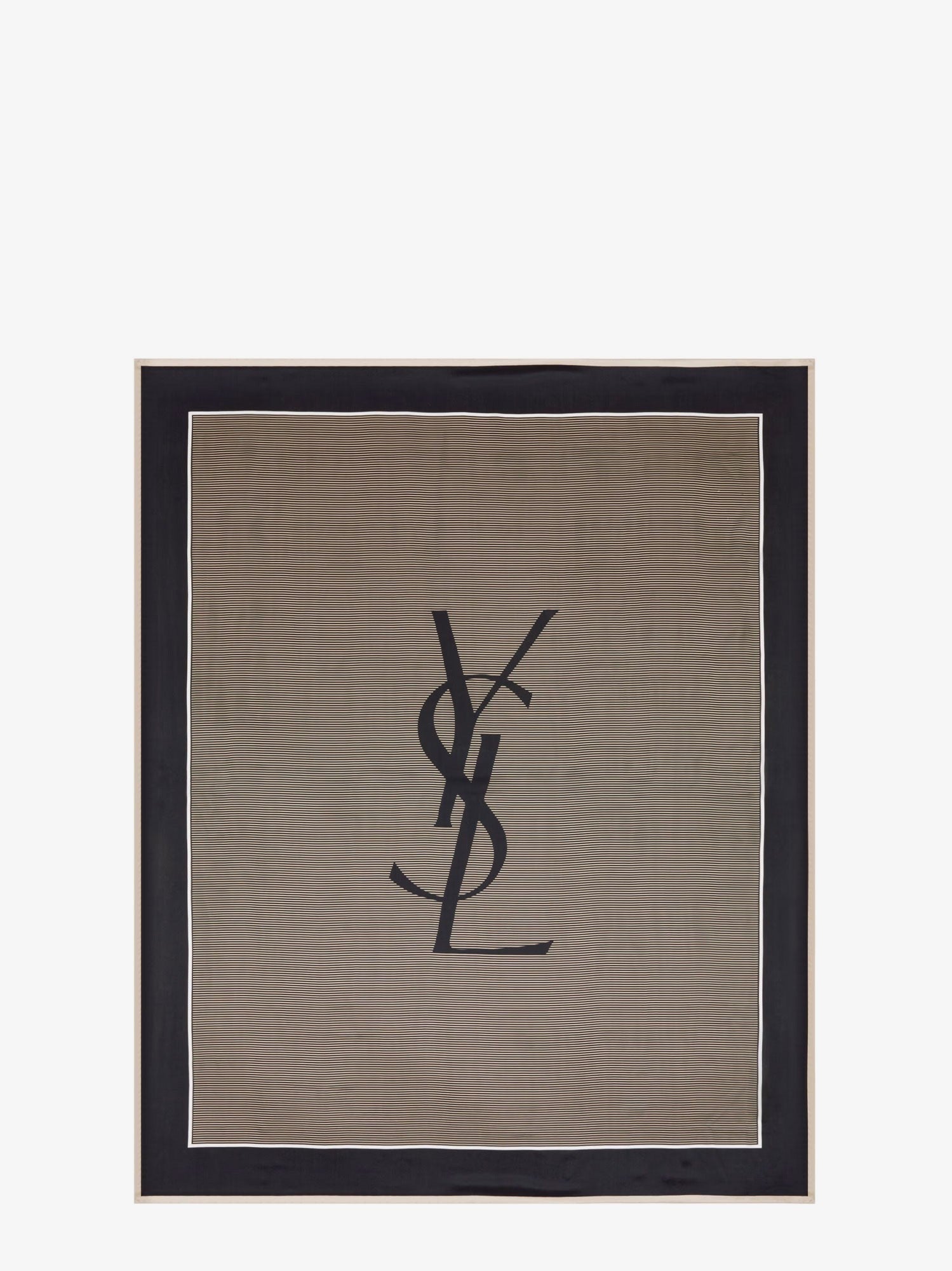 Cassandre striped silk charmeuse stole