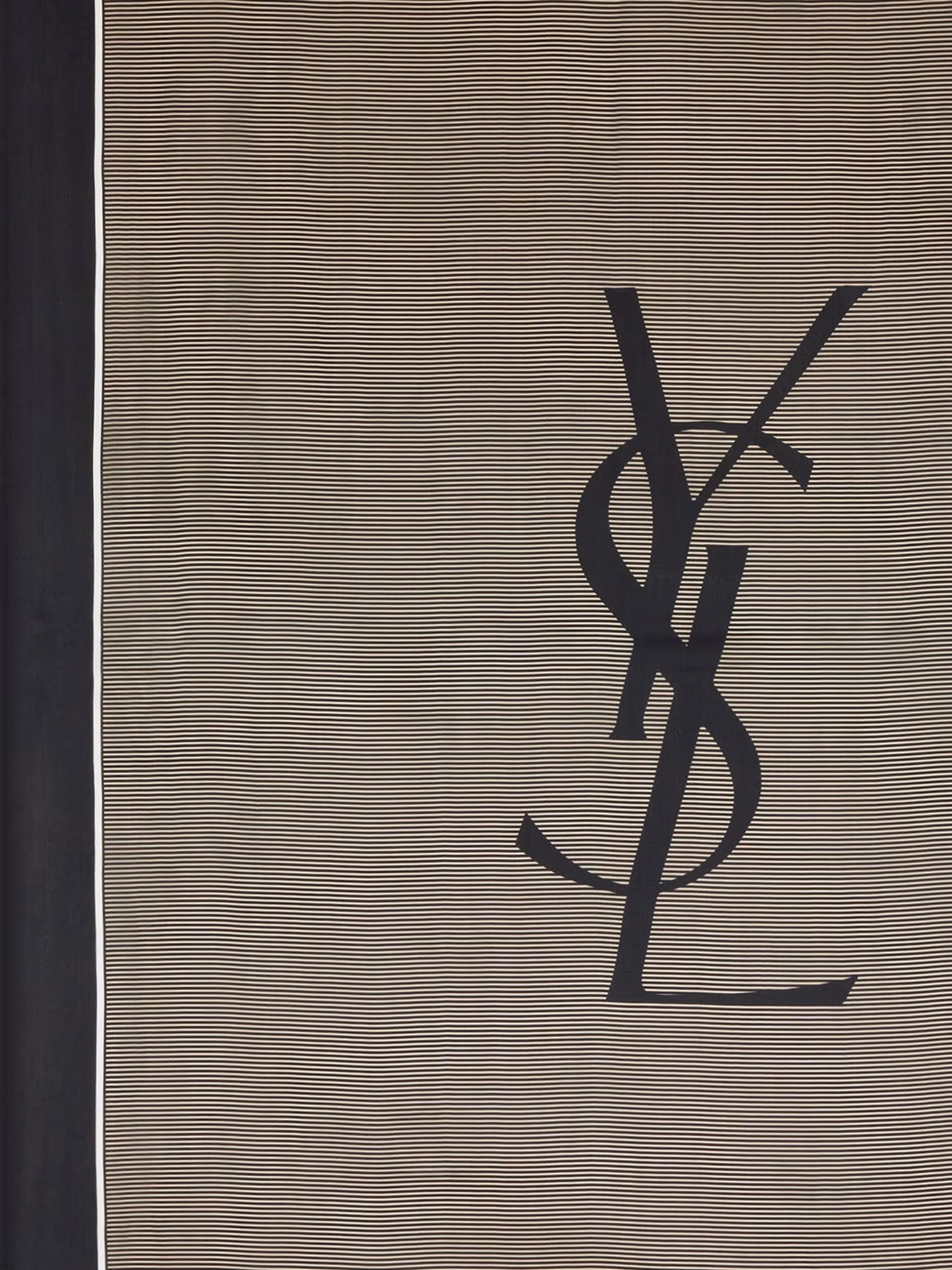 Cassandre striped silk charmeuse stole