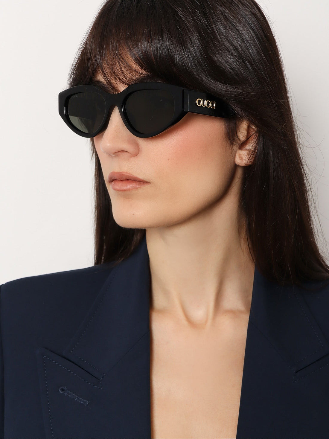 Cat-eye acetate sunglasses