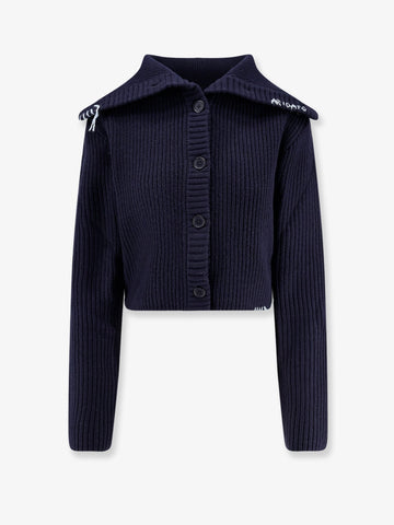 Celin ribbed wool blend cardigan