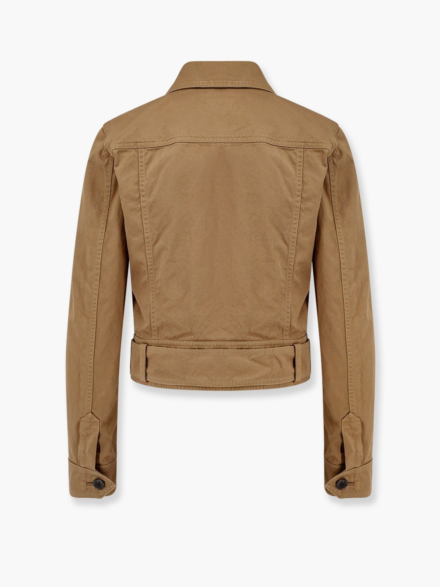 Certified cotton cropped jacket