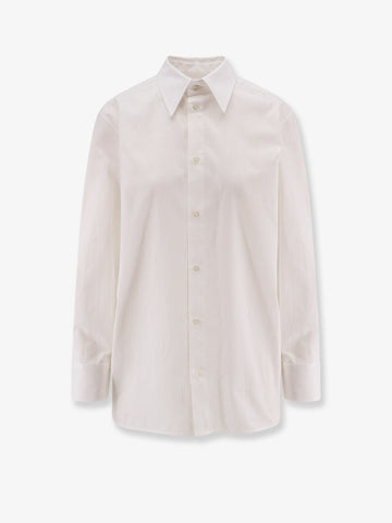 Certified cotton shirt with Cassandre embroidery