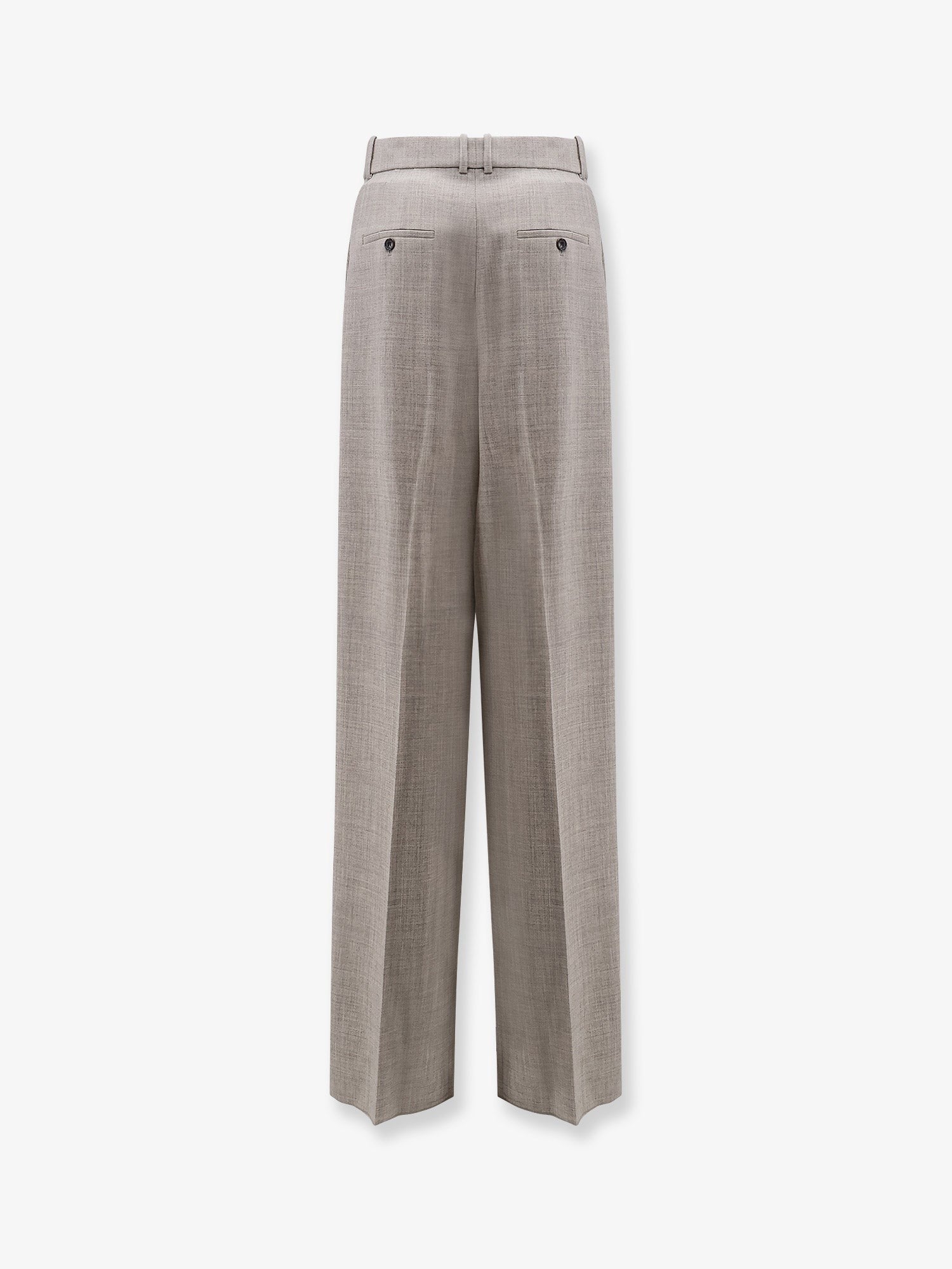 Certified wool trousers with wide leg