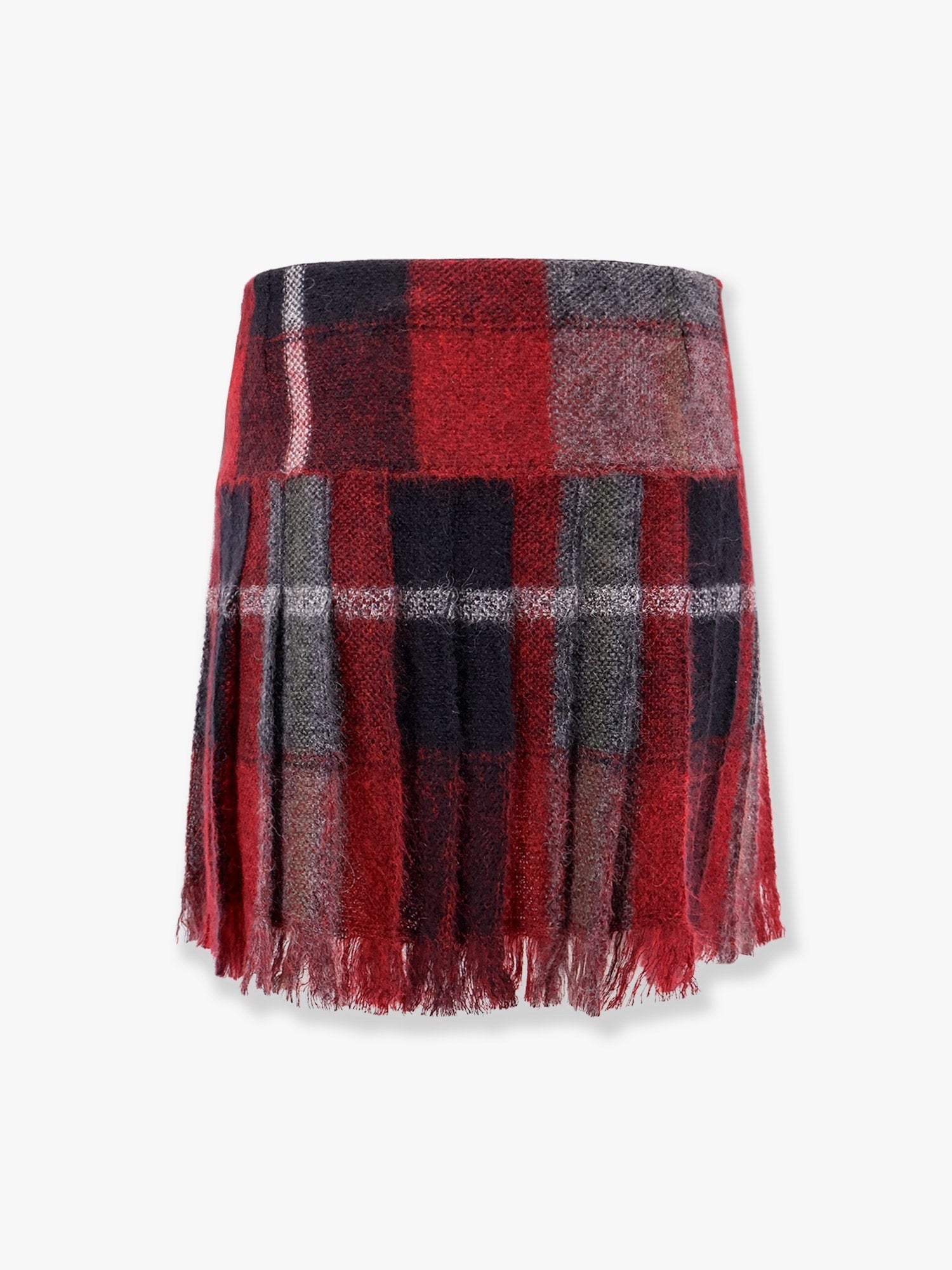 Check'n'dior madras mohair and wool kilt