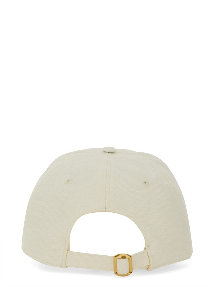"CHEZ VALENTINO" EMBROIDERED BASEBALL CAP