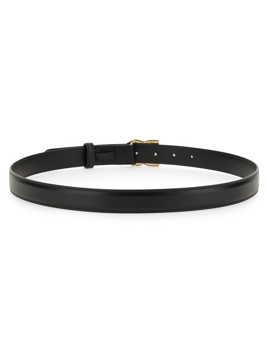 BELT WITH LOGO BUCKLE