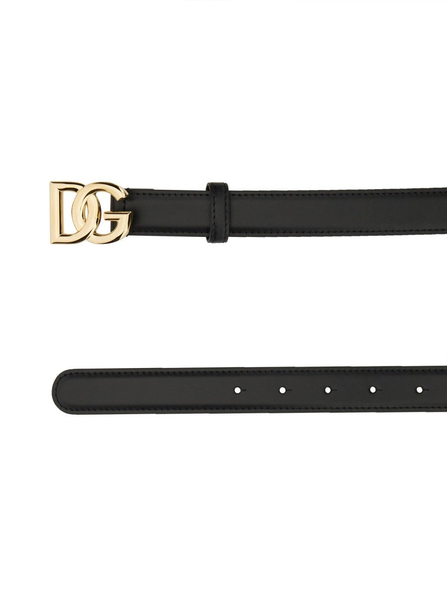BELT WITH LOGO BUCKLE