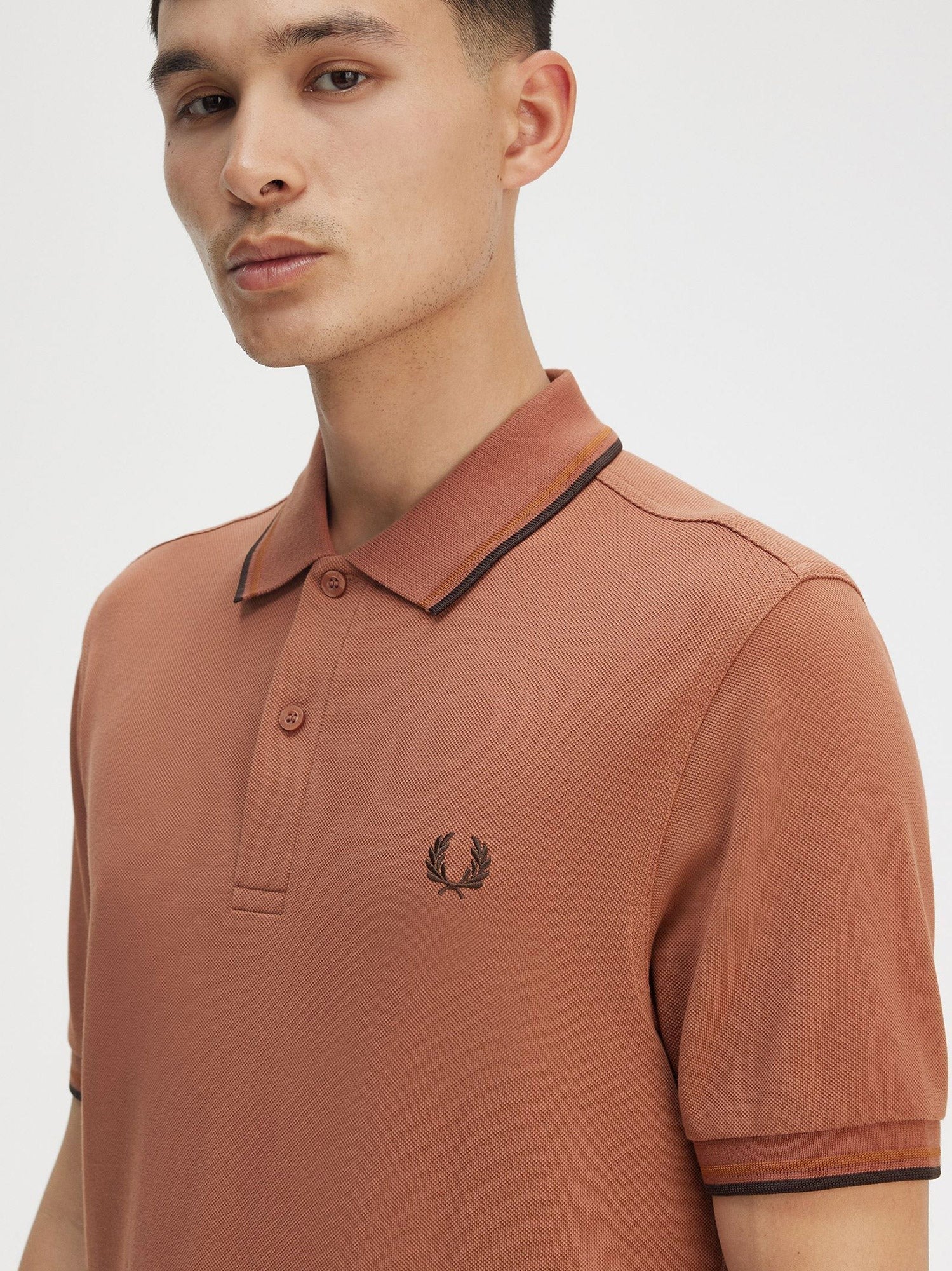 Classic polo shirt with logo embroidery