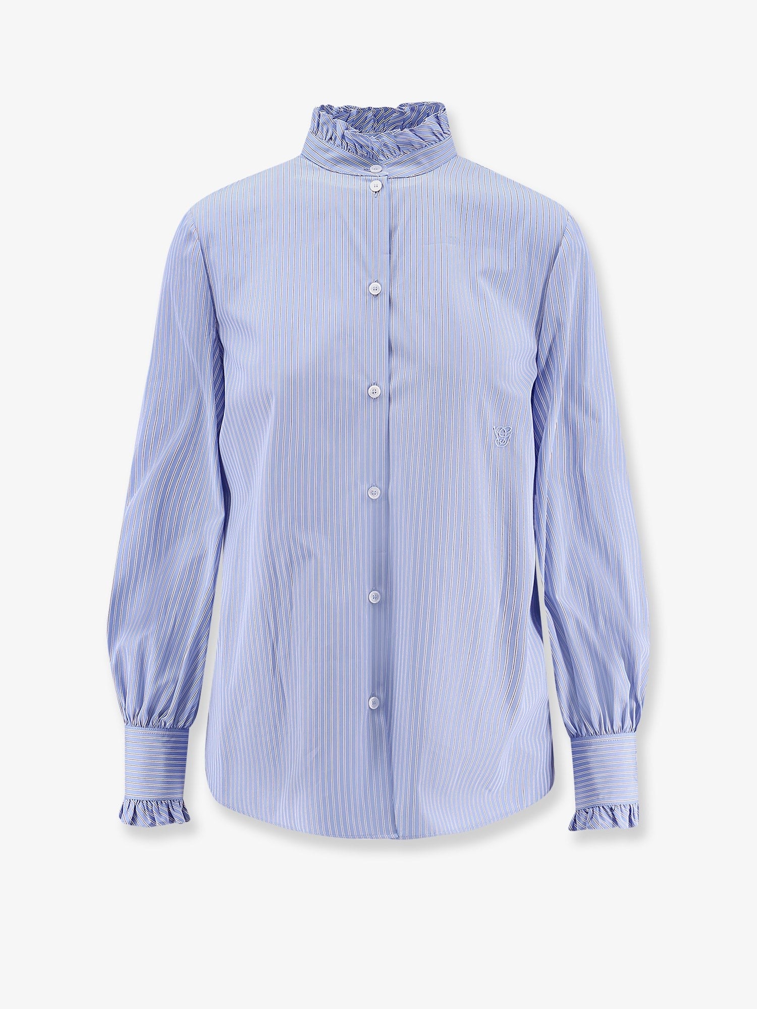 Classic stripe poplin shirt