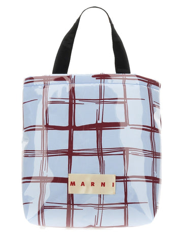 COATED CANVAS TOTE BAG