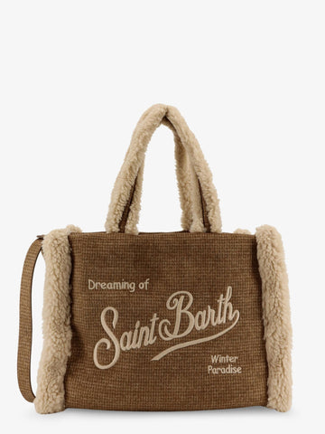 Colette Shearling Pied de Poule shoulder bag