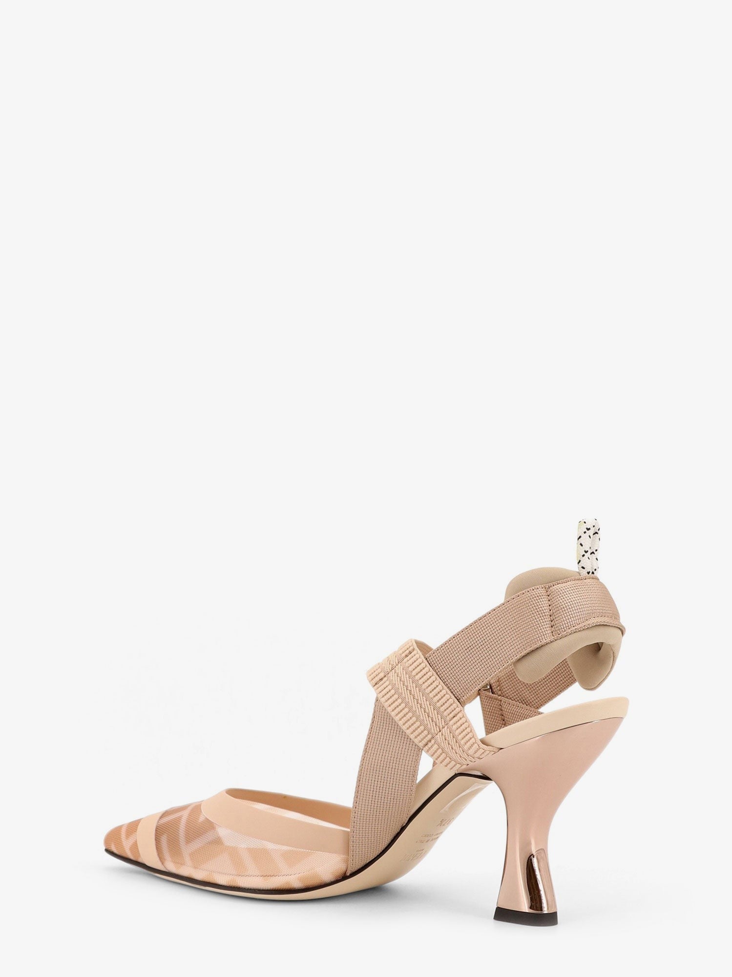 Colibrì technical mesh slingback with FF motif