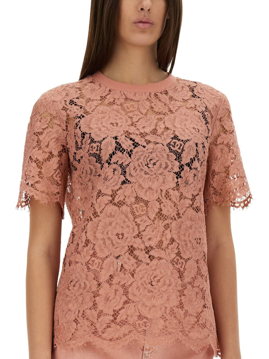 CORDONETTO LACE T-SHIRT