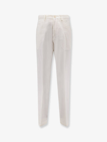 Cotton and linen trousers