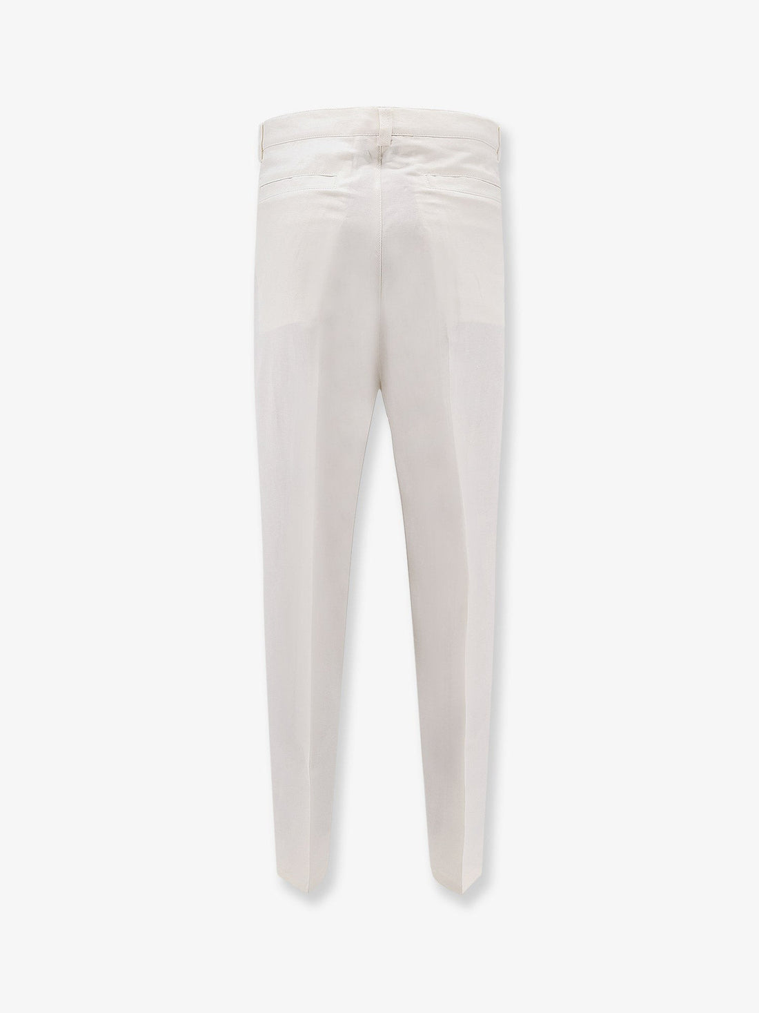 Cotton and linen trousers