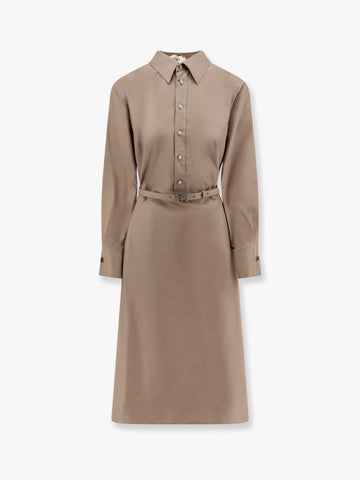 Cotton and silk chemisiere dress