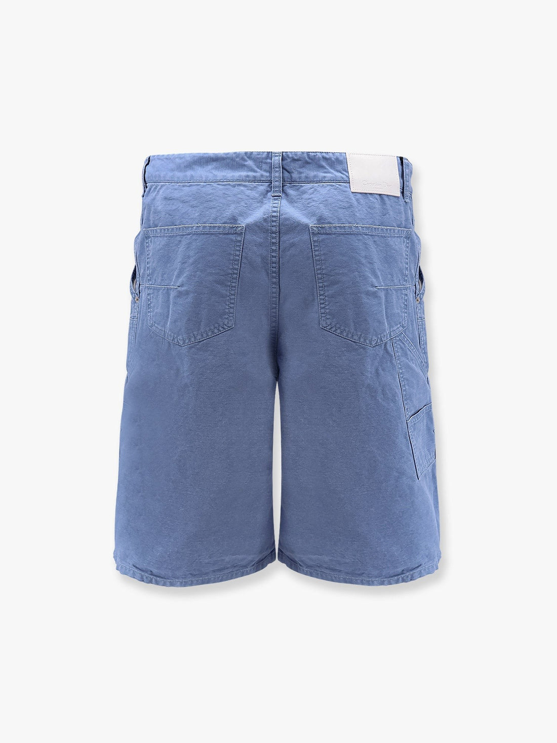 Cotton bermuda shorts with lateral maxi pockets