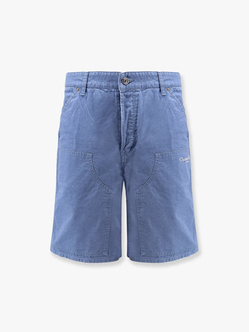 Cotton bermuda shorts with lateral maxi pockets