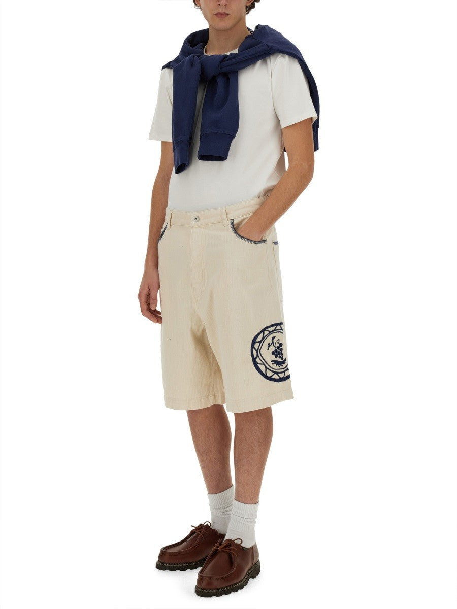 COTTON BERMUDA SHORTS