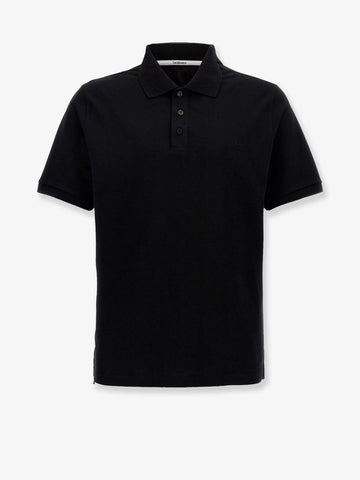 Cotton blend polo shirt with Cassandre embroidery