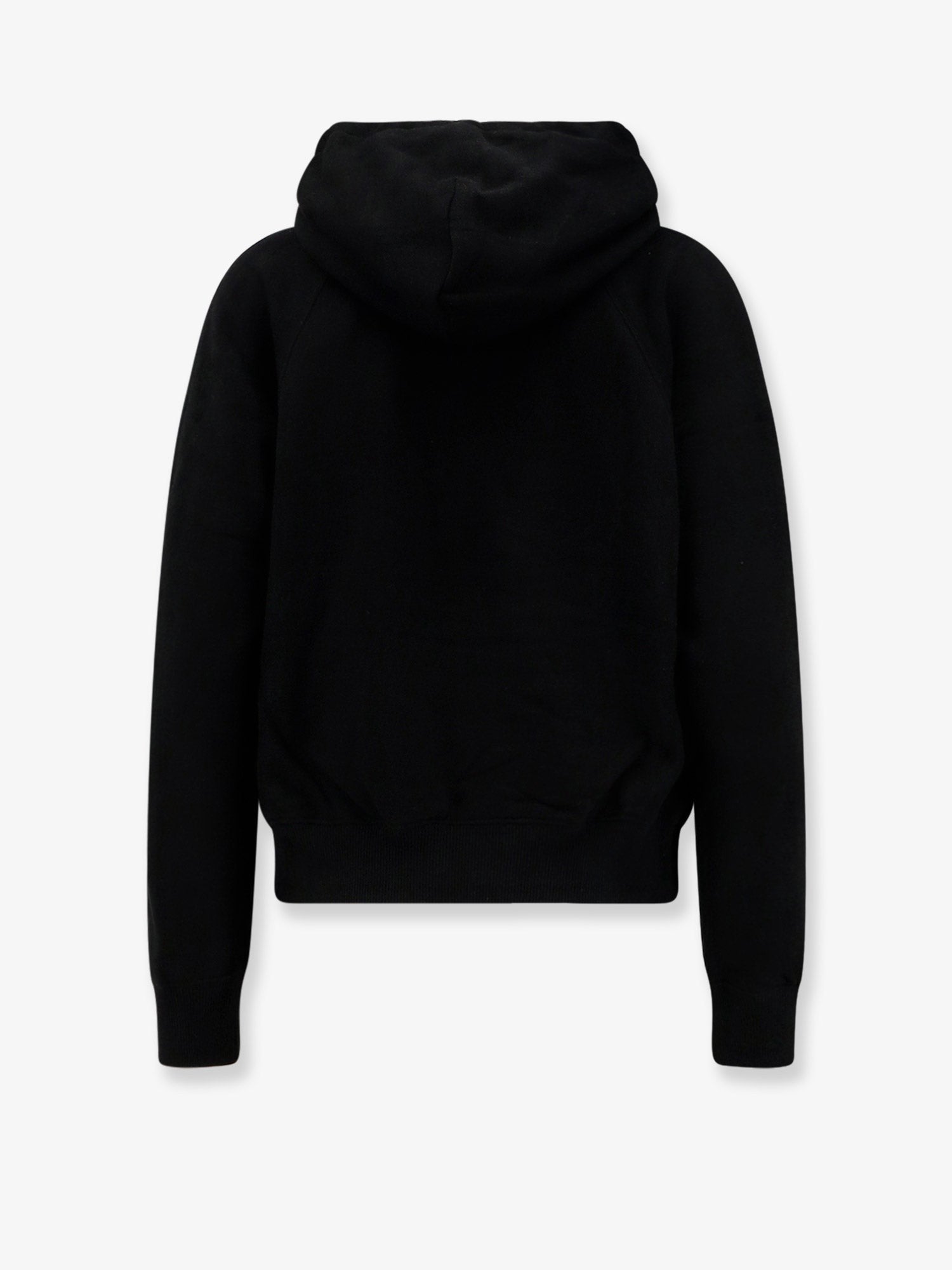Cotton blend sweatshirt with hood