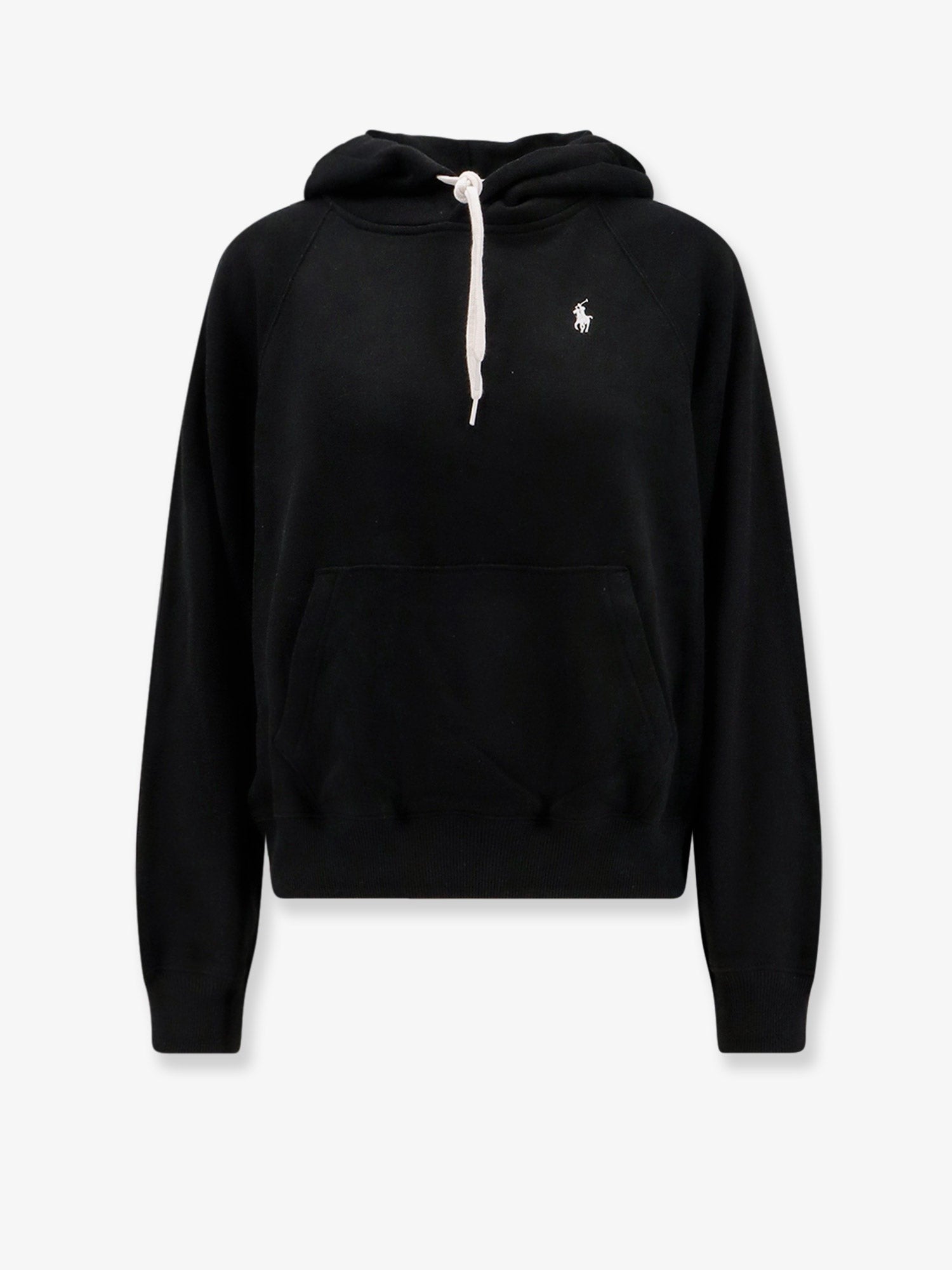 Cotton blend sweatshirt with hood