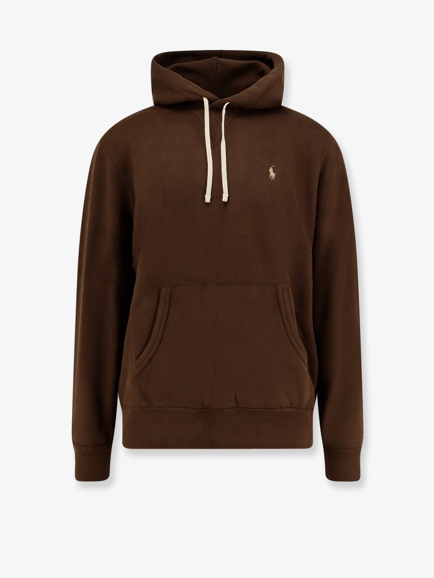 Cotton blend sweatshirt with iconic embroidery