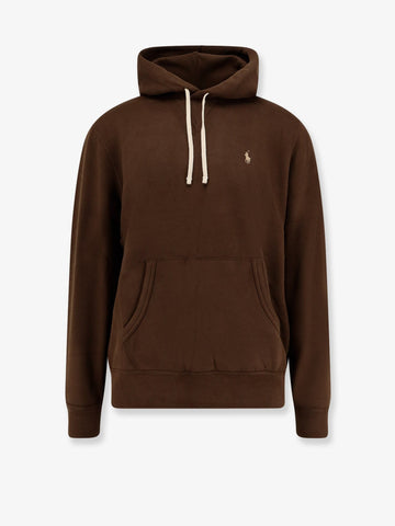 Cotton blend sweatshirt with iconic embroidery