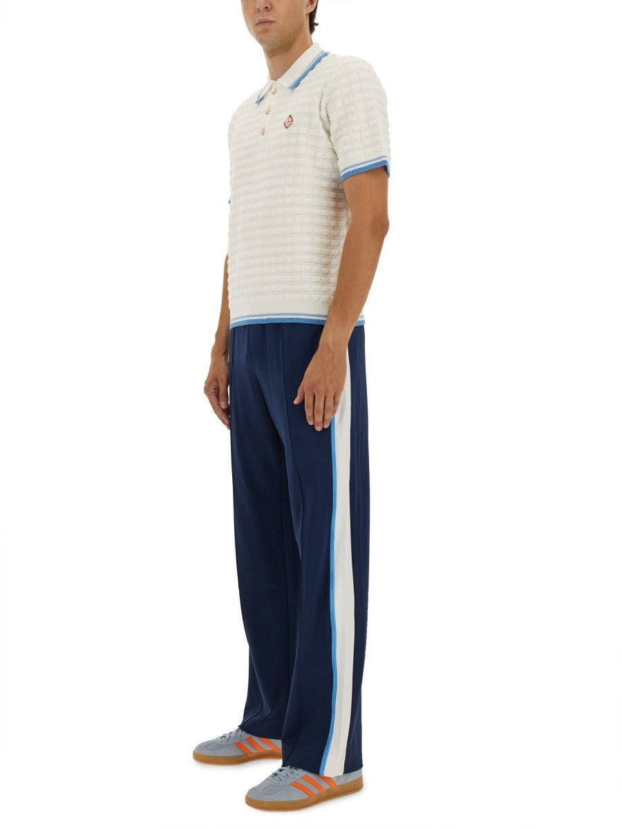 COTTON BOUCLÉ POLO SHIRT