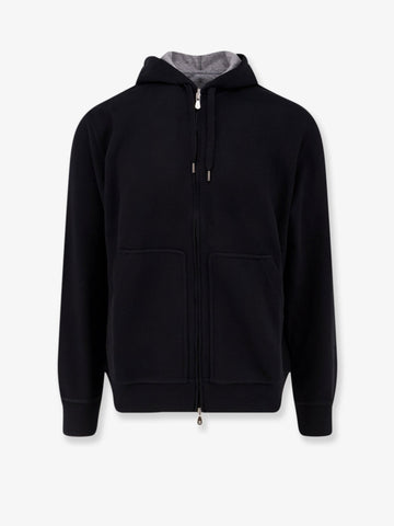 Cotton, cashmere and silk blend sweatshirt