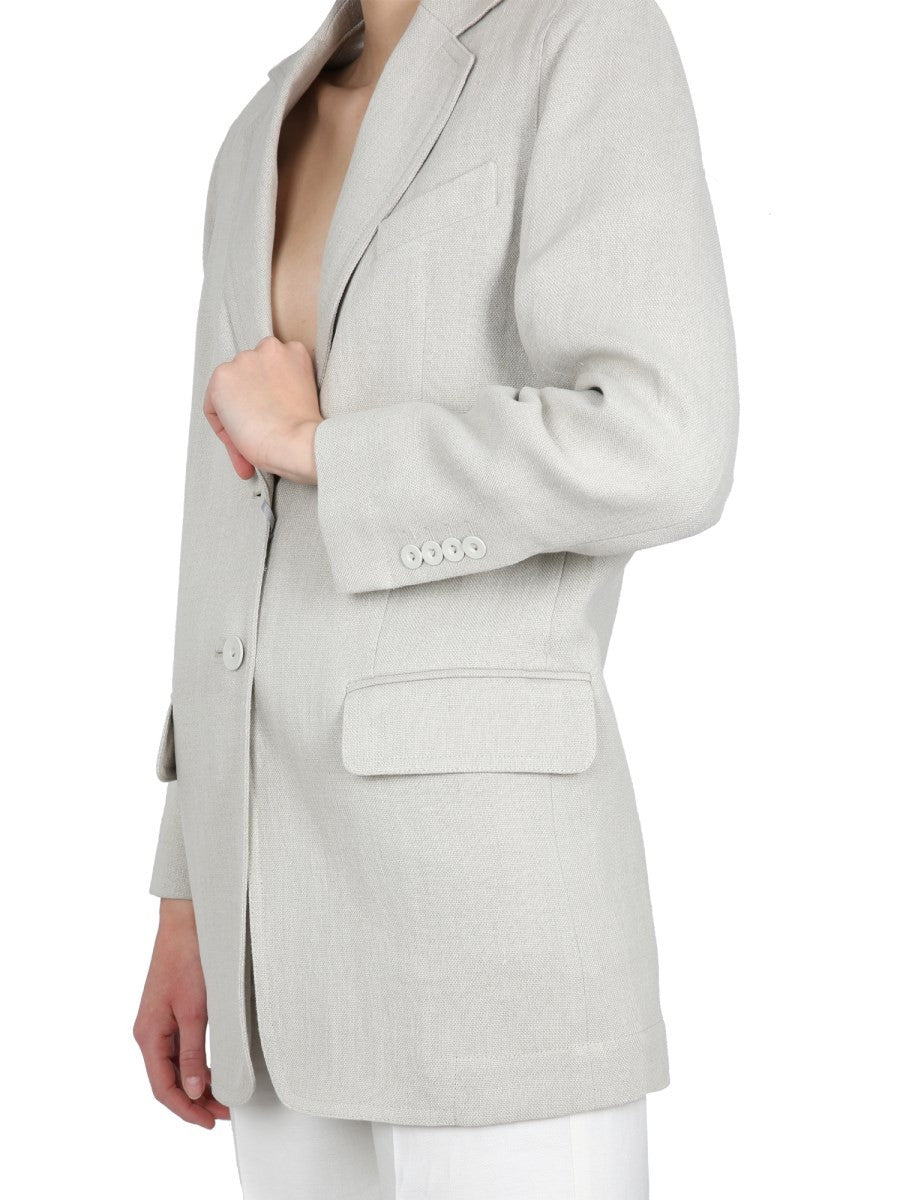 COTTON CRêPE JACKET.