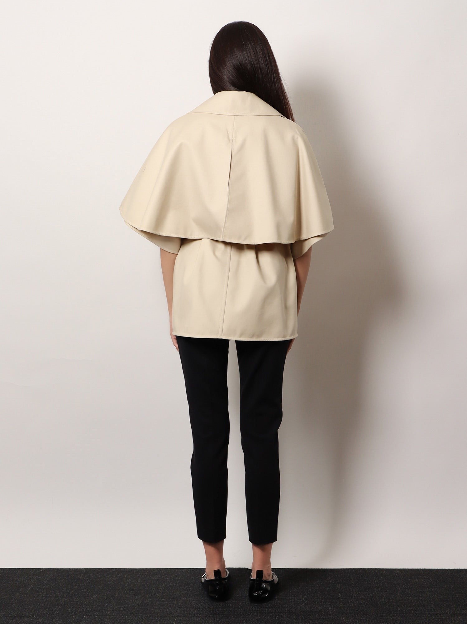 Cotton gabardine Sigfrid cape
